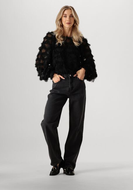 Schwarze NUKUS T-shirt JADE TOP - large