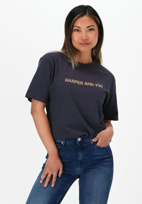 Dunkelblau HARPER & YVE T-shirt HARPER-SS - large