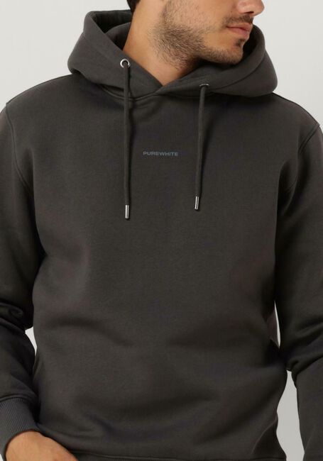 Graue PUREWHITE Sweatshirt SEASONAL LOGO HOODIE - large