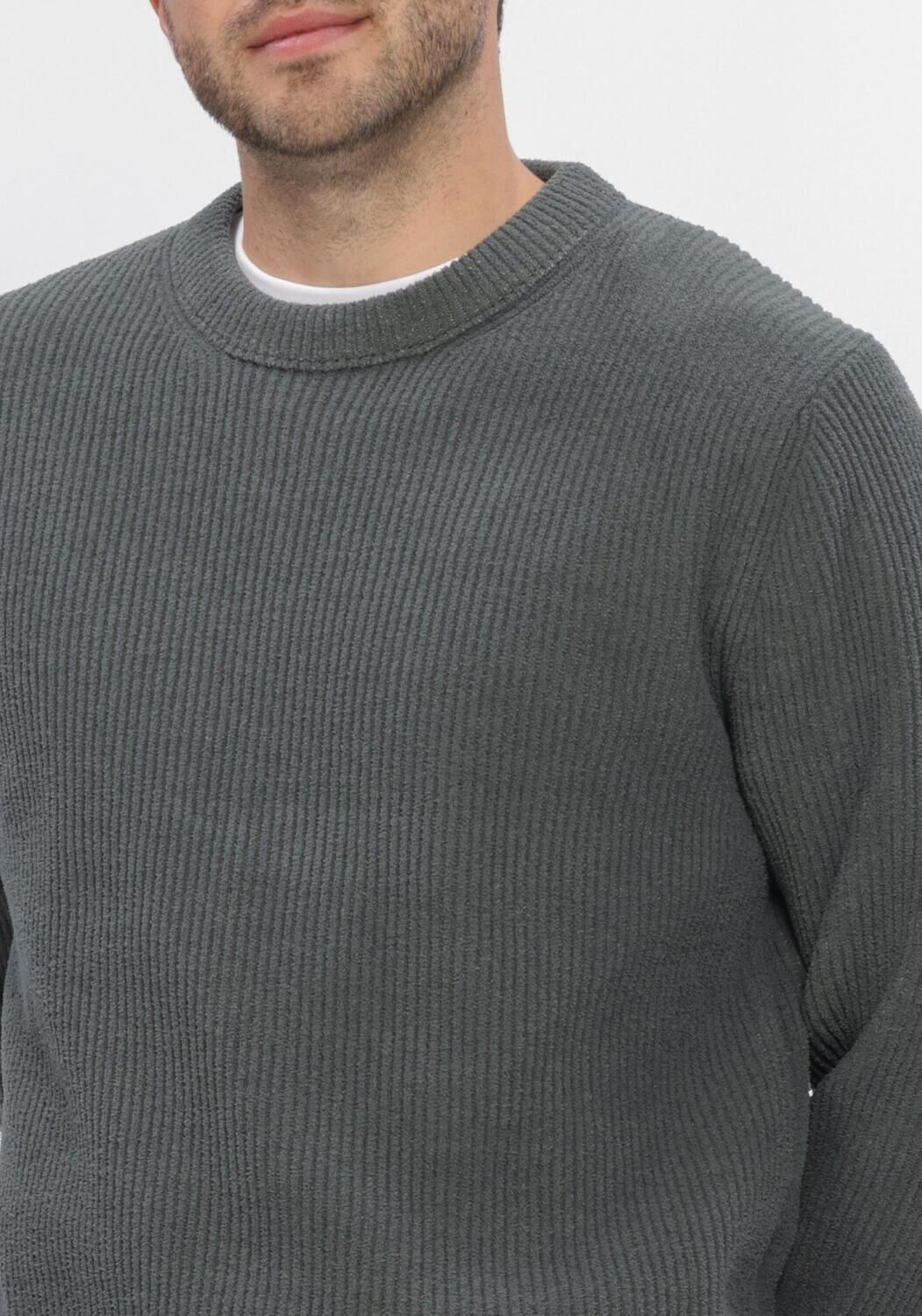 Dunkelgr&uuml;n DSTREZZED Pullover DS_LEVI CREWNECK - large