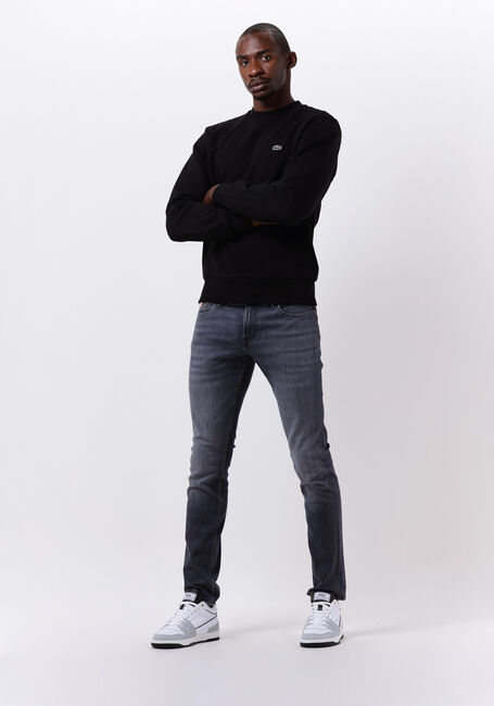 Schwarze LACOSTE Sweatshirt CLASSIC FIT BRUSHED FLEECE SWEATSHIRT - large