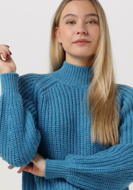 Blaue Y.A.S. Rollkragenpullover YASULTRA LS HIGH NECK KNIT PULLOVER - large