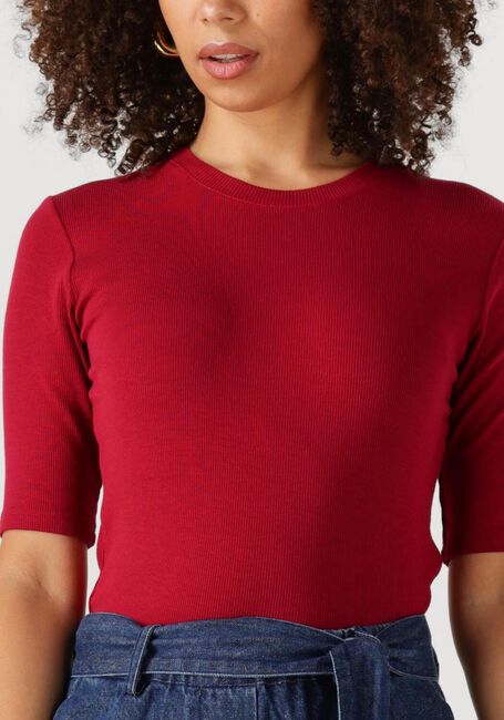 Rote MODSTRÖM T-shirt KROWNMD O-NECK T-SHIRT - large