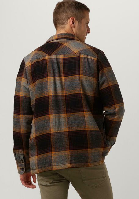 Mehrfarbige/Bunte PME LEGEND Overshirt LONG SLEEVE SHIRT FLANEL YARNDYED CHECK WITH FUR - large