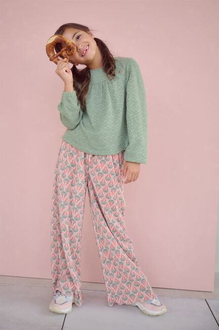 Mehrfarbige/Bunte NONO Weite Hose SUN PLILSSEE PALMTREE PALAZZO - large