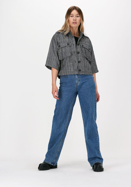 Blaue MODSTRÖM Wide jeans ELTON VINTAGE JEANS - large