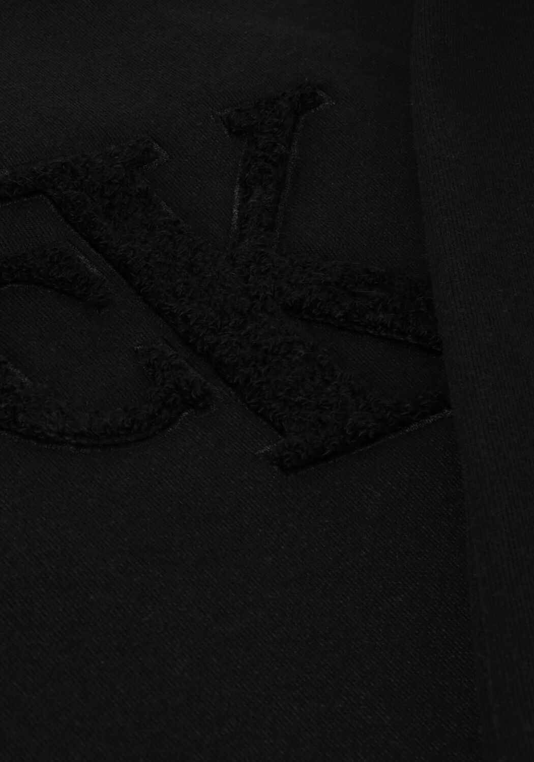 Schwarze CALVIN KLEIN Pullover CHENILLE CK CREWNECK - large