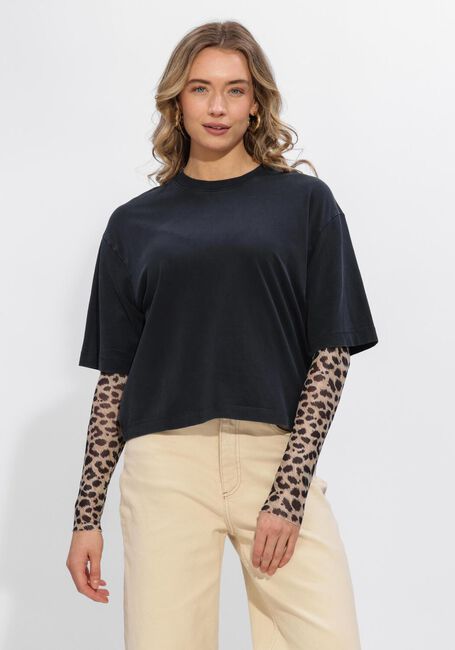 Graue CATWALK JUNKIE Pullover & Cardigans LOOSE FIT TSHIRT WITH MESH SLEEVES - large