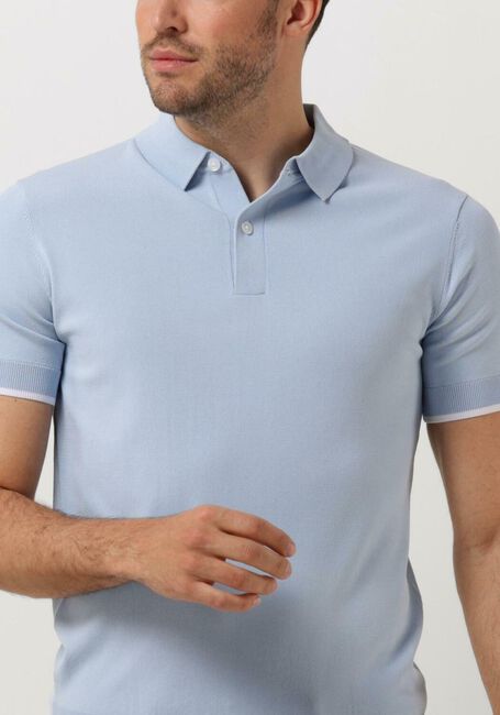 Hellblau GENTI Polo-Shirt K7024-1260 - large