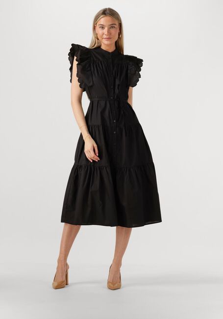 Schwarze OBJECT Maxikleid OBJHOPE CHINNA RE S/S LONG DRESS - large