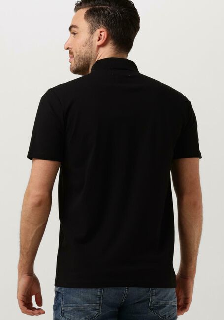 Schwarze PURE PATH Polo-Shirt PURE LOGO POLO WITH CHEST PRINT - large