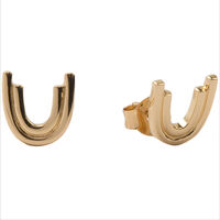 Goldfarbene ATLITW STUDIO Ohrringe PARADE EARRINGS RAINBOW - medium