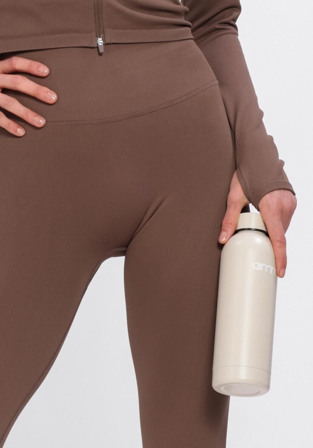 Braune AIM'N Hosen SHAPE SEAMLESS TIGHTS - large