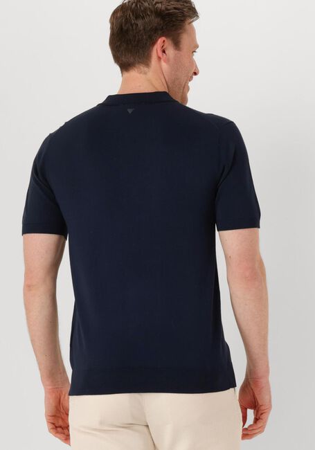 Dunkelblau PURE PATH Polo-Shirt REGULAR FIT POLO SS HALF ZIP KNITWEAR - large