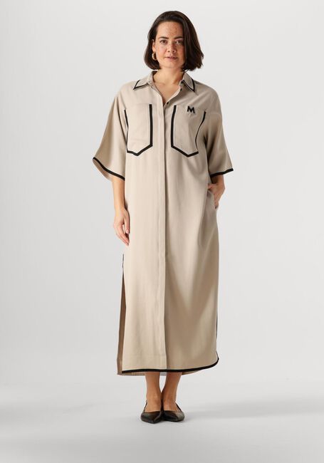 Beige COPENHAGEN MUSE Midikleid SI SHIRT DRESS - large