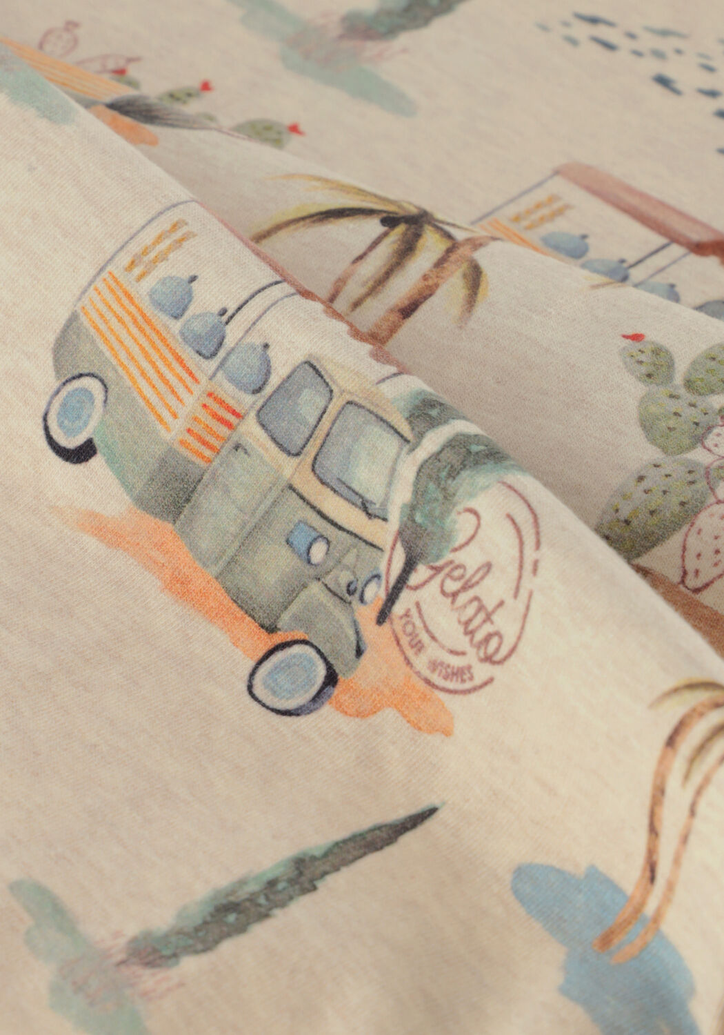 Mehrfarbige/Bunte YOUR WISHES T-shirt ADRI GELATO LIFE - large