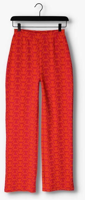 Rote ALIX THE LABEL Schlaghose LADIES KNITTED TWO TONE BULL PANTS - large