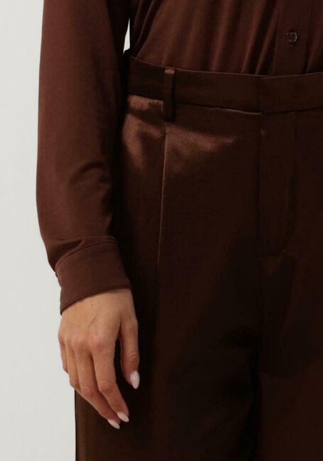 Braune VANILIA Hose SATIN PLEATED W - large