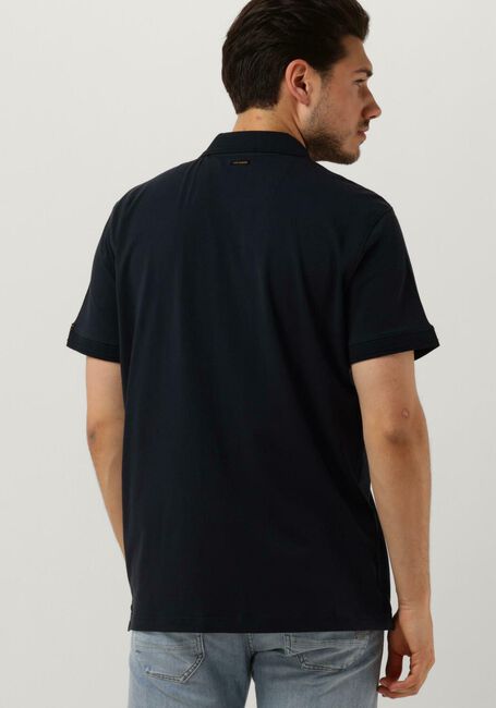 Blaue PME LEGEND Polo-Shirt SHORT SLEEVE POLO STRETCH JERSEY - large