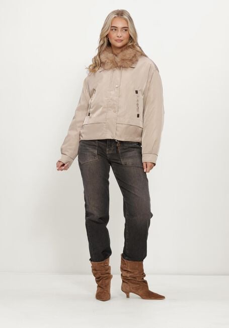 Beige NUKUS Wattierte Jack PAULA JACKET - large