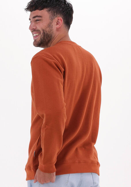 Braune SELECTED HOMME Pullover SLHRELAXMORELL CREW NECK SWEAT W - large
