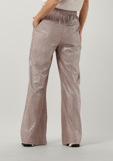 Rosane ALIX THE LABEL Hose LADIES KNITTED STRUCTURED SILVER PANTS - large