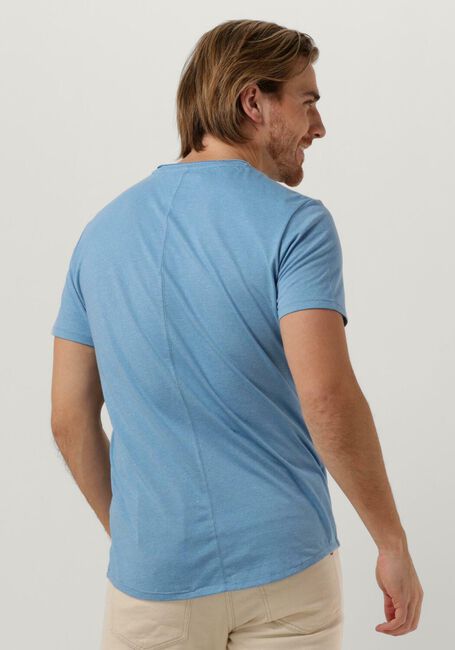 Blaue TOMMY JEANS T-shirt TJM SLIM JASPE C NECK - large