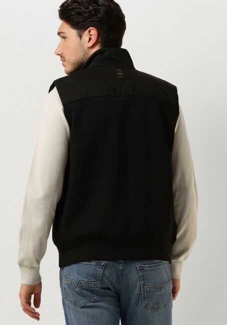 Schwarze PS PAUL SMITH Bodywarmer MENS REC WADDING MIXED MEDIA GILET - large