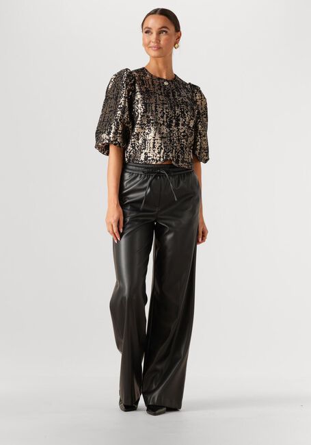 Goldfarbene FREEBIRD Minikleid DEANNA - large