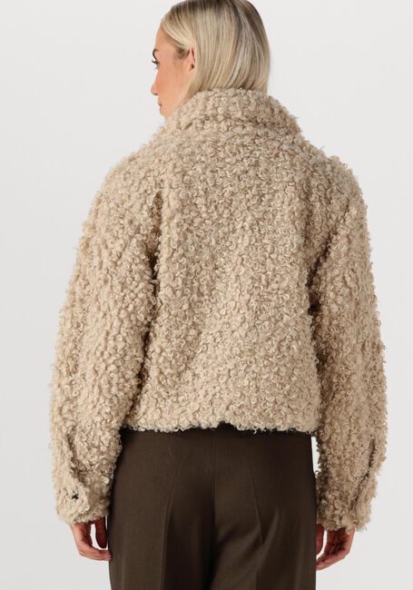 Beige COPENHAGEN MUSE Teddy-Jacke CMCURLY-JACKET - large
