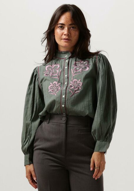 Khaki ANTIK BATIK Blusen ANOUKI BLOUSE - large