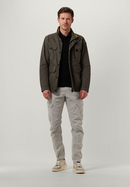 Olive PME LEGEND Jack SEMI LONG JACKET FUTURER 2.0 MECH COTTON - large