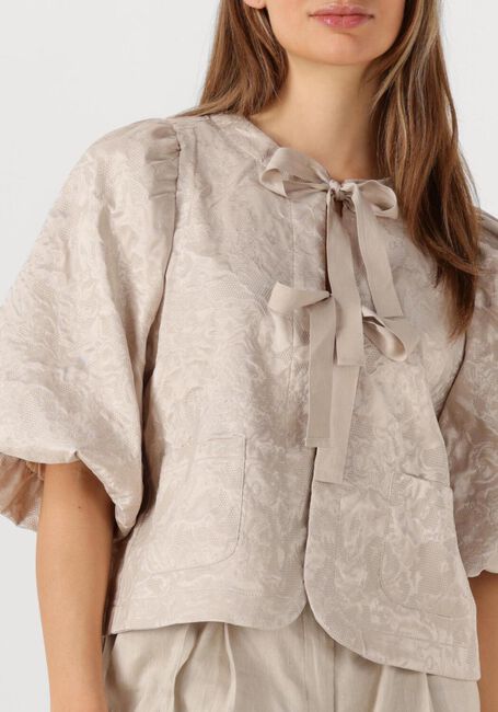 Taupe SUMMUM Blusen BLOUSE JACQUARD - large
