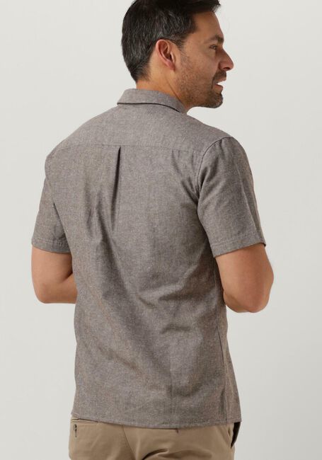 Braune ANERKJENDT Casual-Oberhemd AKLEON S/S COT/LINEN SHIRT - large