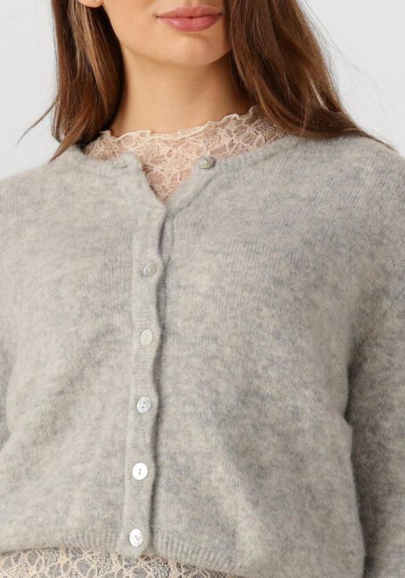 Hellgrau AMERICAN VINTAGE Strickjacke VITOW CARDIGAN - large