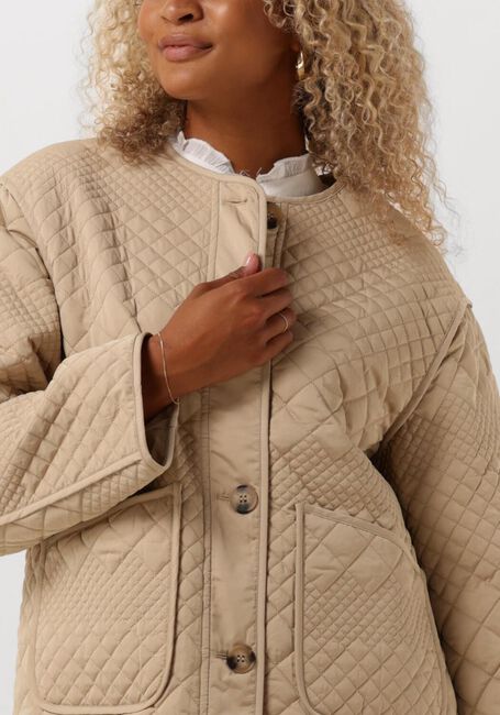 Braune Y.A.S. Wattierte Jack YASLAURIE LS PADDED JACKET S. - large