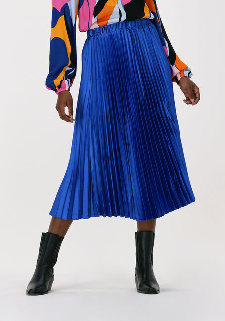 Blaue Y.A.S. Midirock YASKATIE HW MIDI SKIRT - large