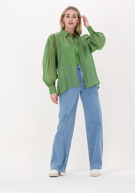 Blaue MODSTRÖM Wide jeans OLLI JEANS - large