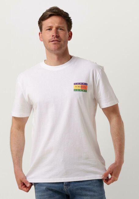Nicht-gerade weiss TOMMY JEANS T-shirt TJM REG SUMMER FLAG TEE - large