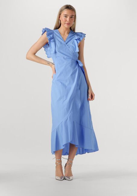 Hellblau OBJECT Maxikleid OBJHOPE PAPAYA S/S WRAP DRESS - large