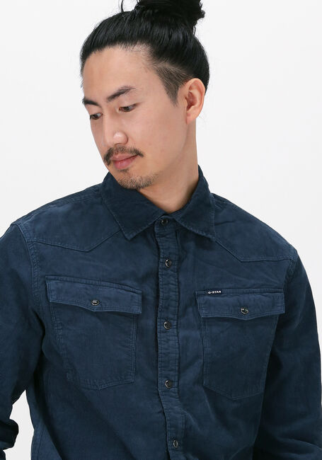 Blaue G-STAR RAW Casual-Oberhemd C436 - ESPER CORDUROY RFD- 330 - large