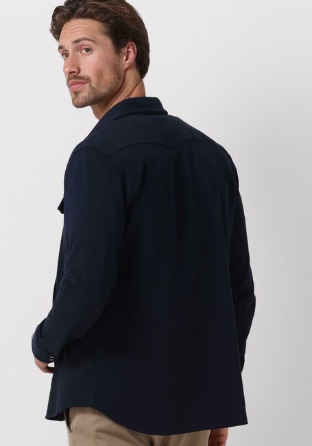 Dunkelblau PROFUOMO Casual-Oberhemd OVERSHIRT WESTER - large