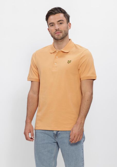 Orangene LYLE & SCOTT Polo-Shirt PLAIN POLO SHIRT - large