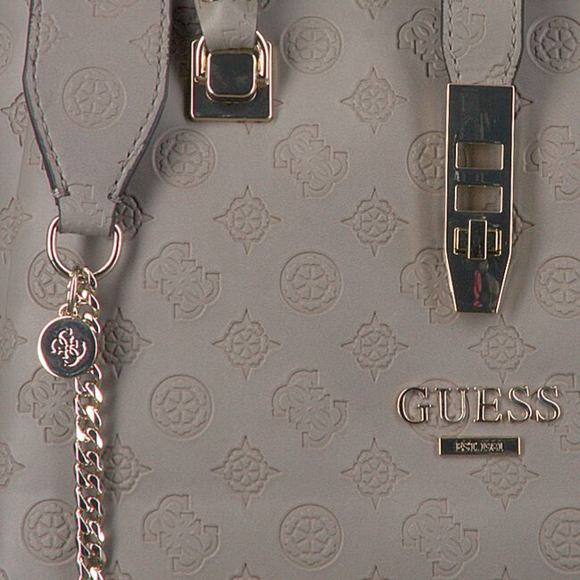 Taupe GUESS Handtasche PEONY CLASSIC GIRLFRIEND CARRY - large