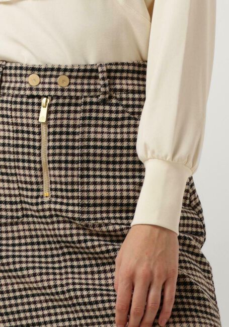 Camelfarbene SCOTCH & SODA Minirock MINI SKIRT IN HERITAGE CHECK - large