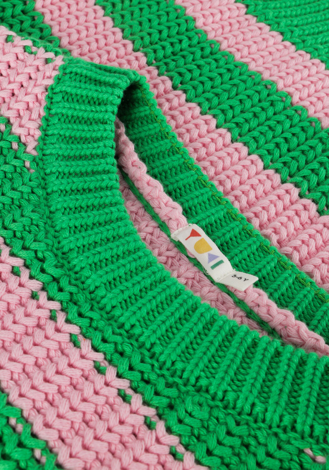 Gr&uuml;ne YUKI KIDSWEAR Pullover CHUNKY KNITTED SWEATER - large