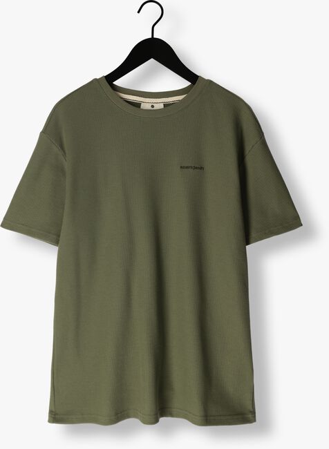 Olive ANERKJENDT T-shirt AKKIKKI S/S WAFFLE TEE - large