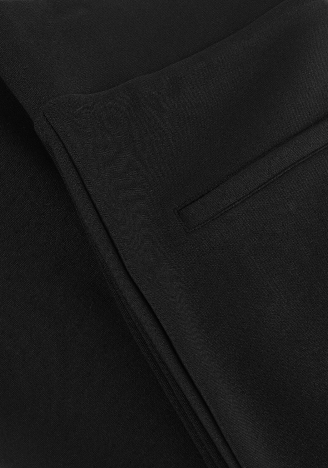 Schwarze JANSEN AMSTERDAM Schlaghose HV422 FLAIRED PANTS - large