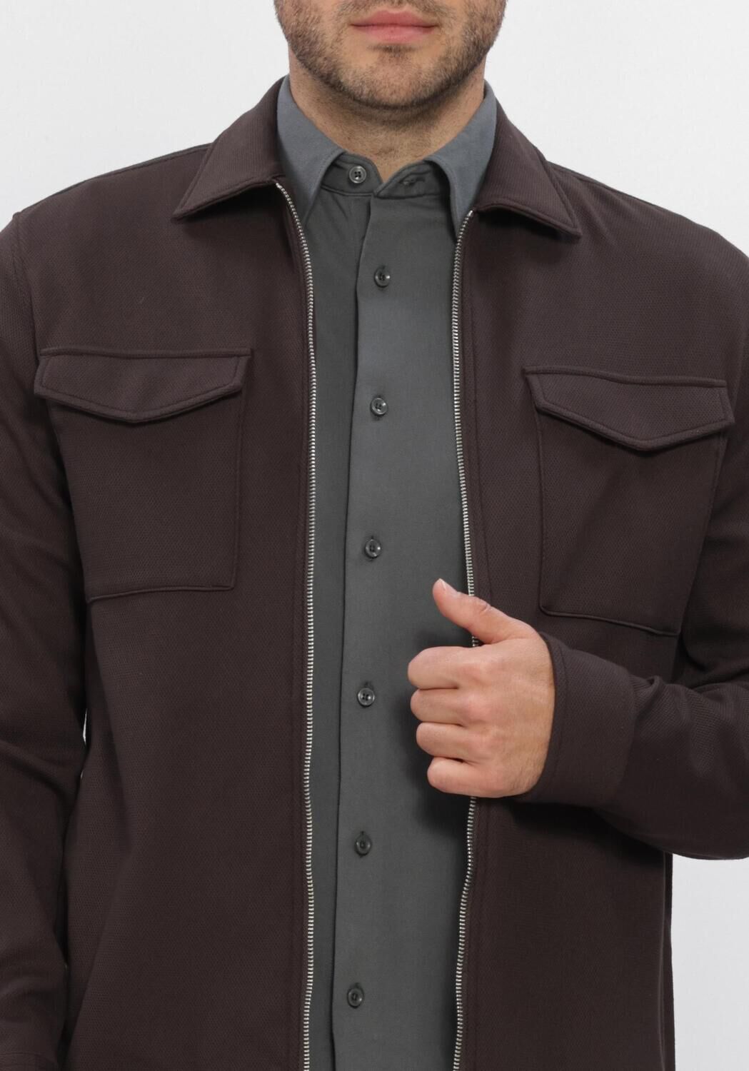 Braune DSTREZZED Overshirt DS_PIKE OVERSHIRT - large