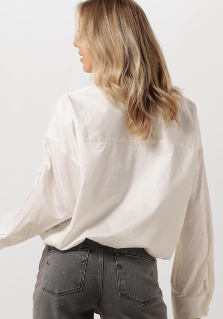 Weiße CATWALK JUNKIE Blusen CROPPED BUTTON UP BLOUSE - large